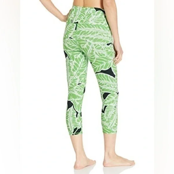 ALO Yoga High-Waist Airbrush Capri - Palm Springs Glowstick Small - Picture 2 of 2